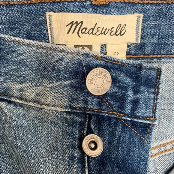 Madewell Button Fly Denim Mini Skirt with pockets - Picture 4 of 8